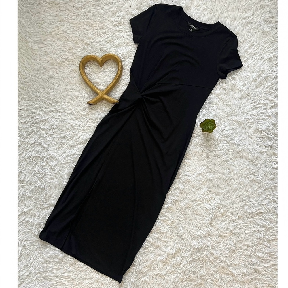Ralph Lauren Black Midi Dress